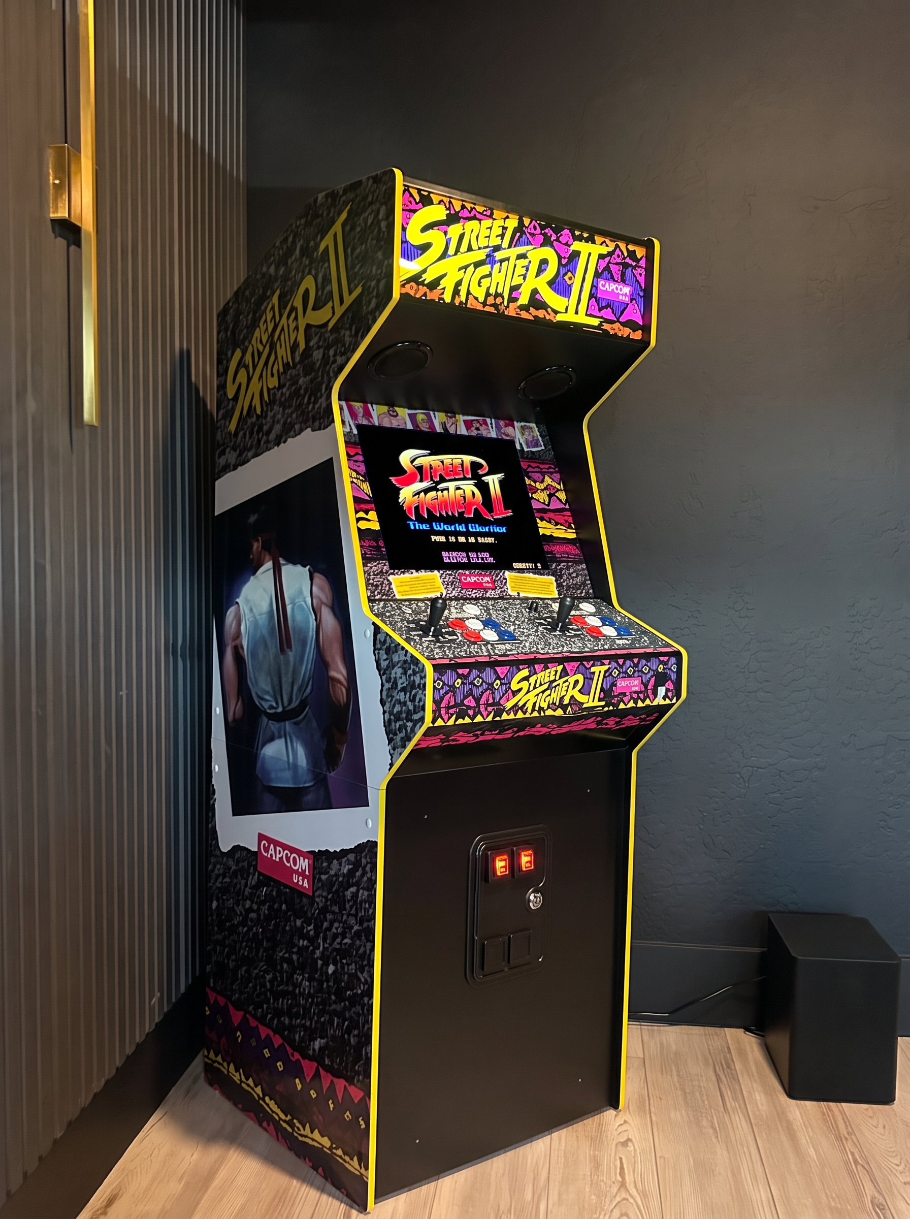 Arcade games in The Rally House game room